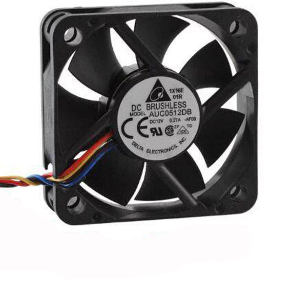 Delta AUC0512DB 5015 50x50x15mm 5cm DC 12V 0.27A 4 Lines Server Inverter Cooling Fan
