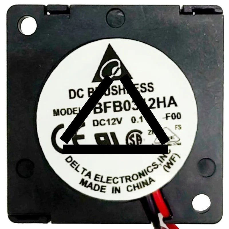 Delta BFB0312HA 12V 0.11A 2 Wires Blower Cooling Fan