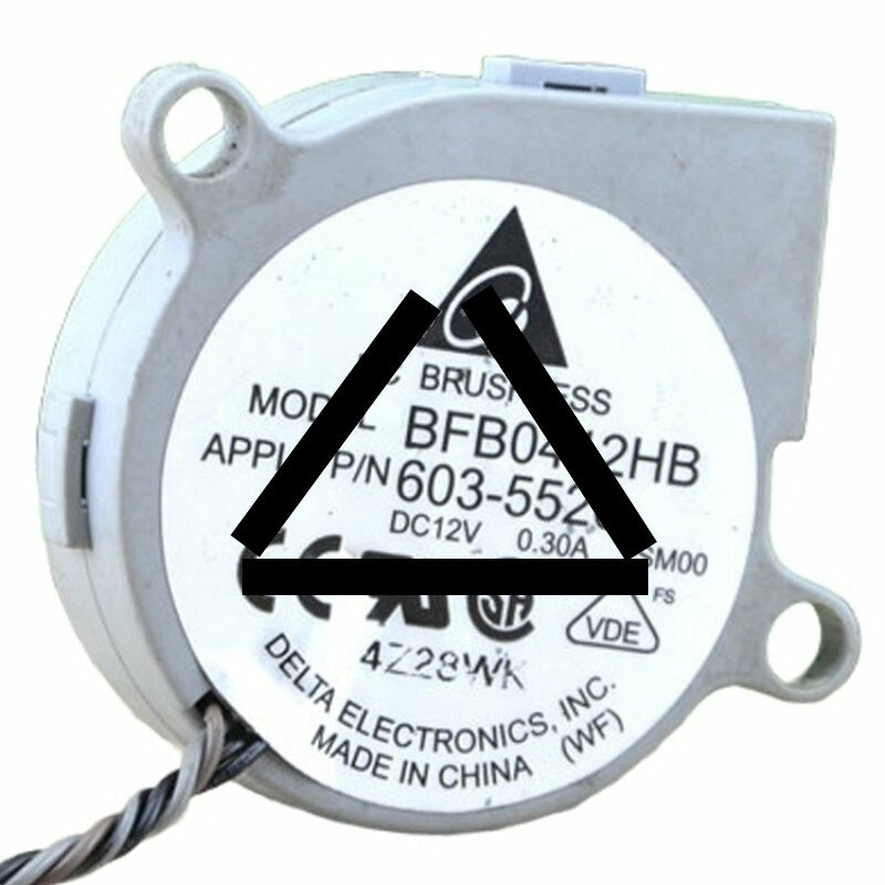 Delta BFB0412HB DC 12V 0.30A 4 Wires 603-5520 Blower Cooling Fan