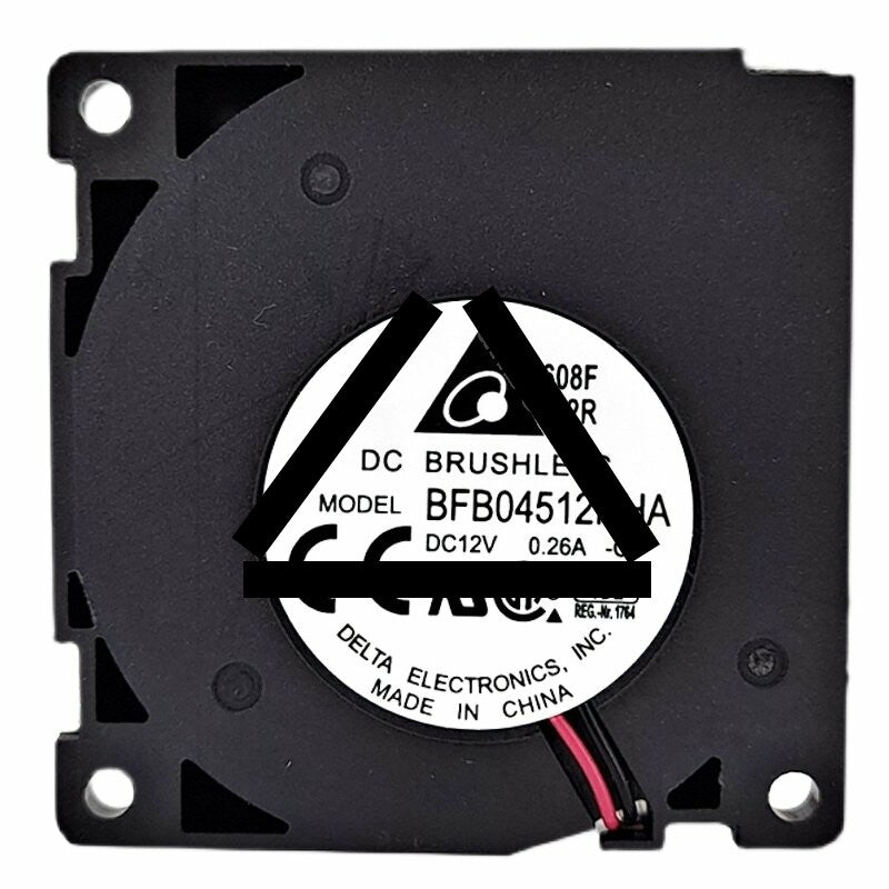 Delta BFB04512HHA-C DC 12V 0.26A 2 Wires / 3 Wires Blower Cooling Fan