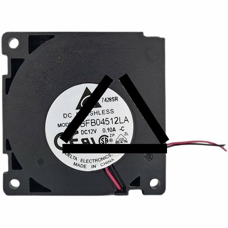 Delta BFB04512LA DC 12V 0.10A 2 Wires Blower Cooling Fan