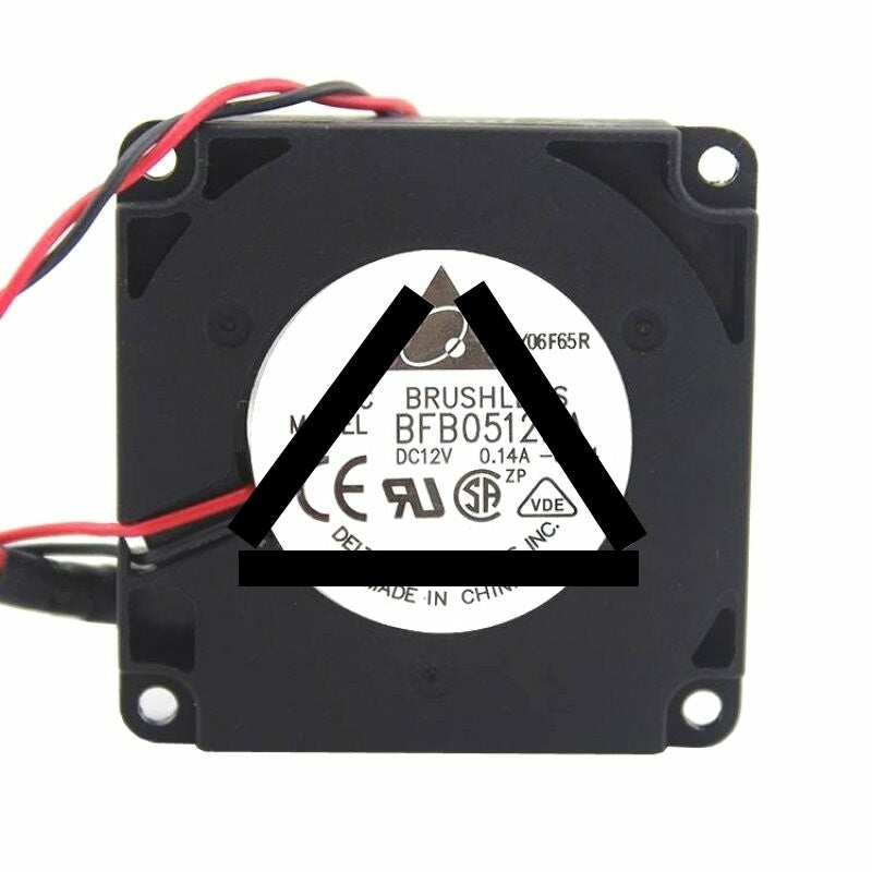 Delta BFB0512HA DC 12V 0.14A 2 Wires / 3 Wires Blower Cooling Fan
