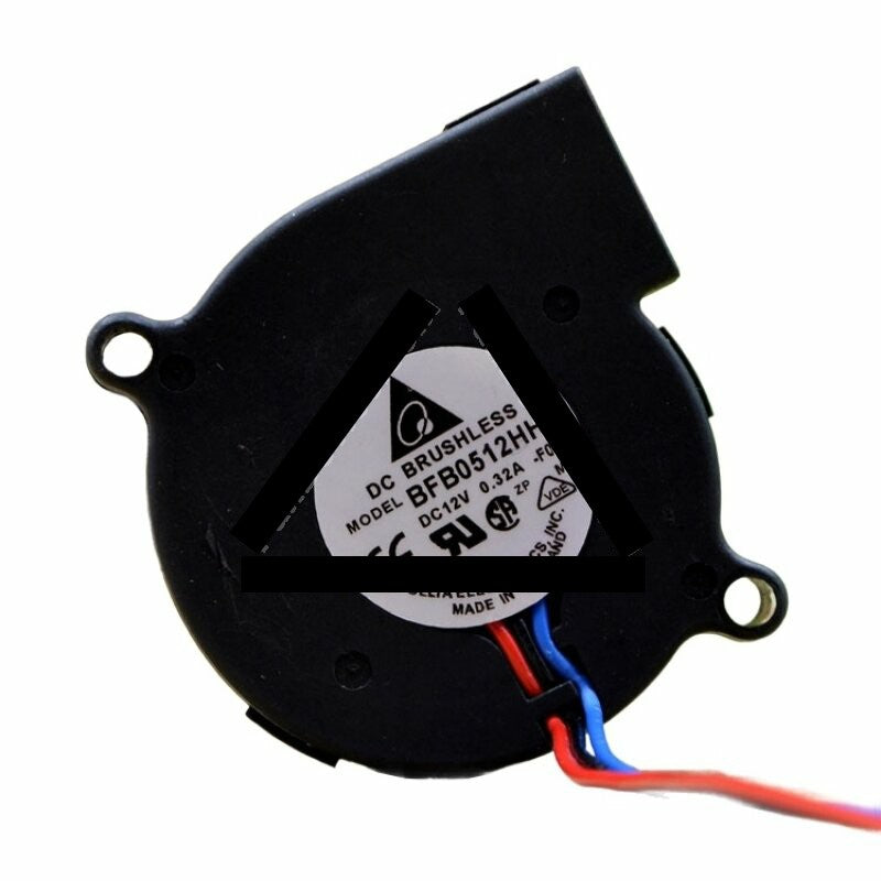 Delta BFB0512HH DC 12V 0.32A 2 Wires / 3 Wires Blower Cooling Fan