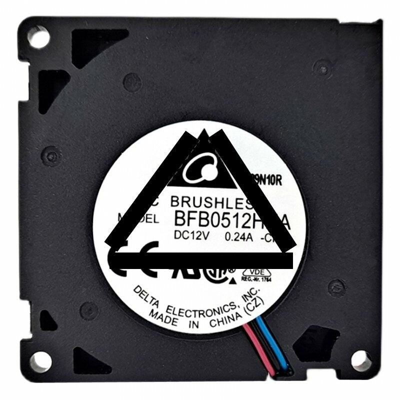 Delta BFB0512HHA DC 12V 0.24A 2 Wires / 3 Wires Blower Cooling Fan