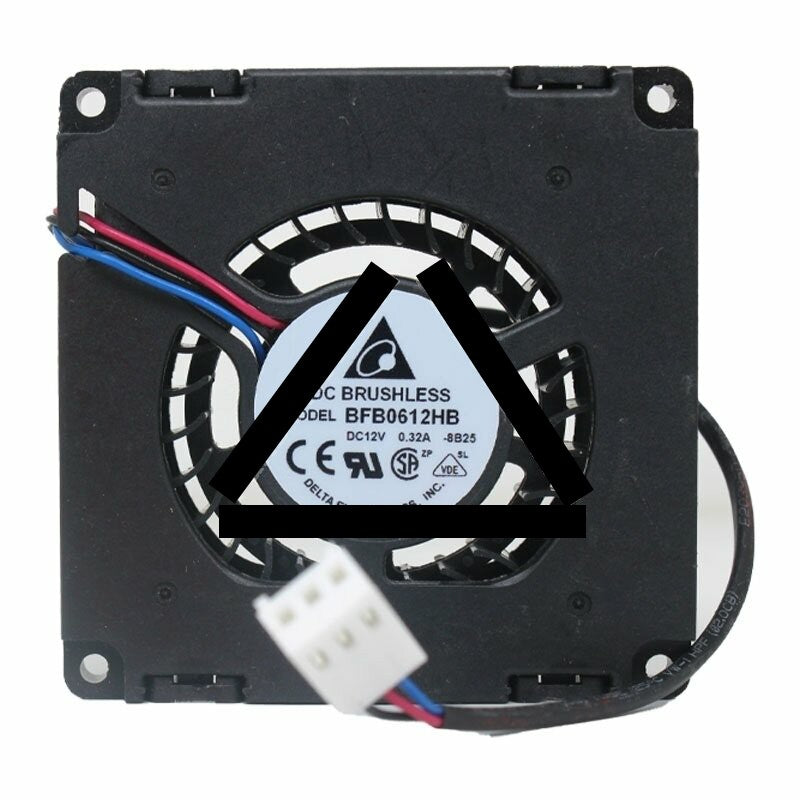 Delta BFB0612HB DC 12V 0.32A 2 Wires / 3 Wires Blower Cooling Fan