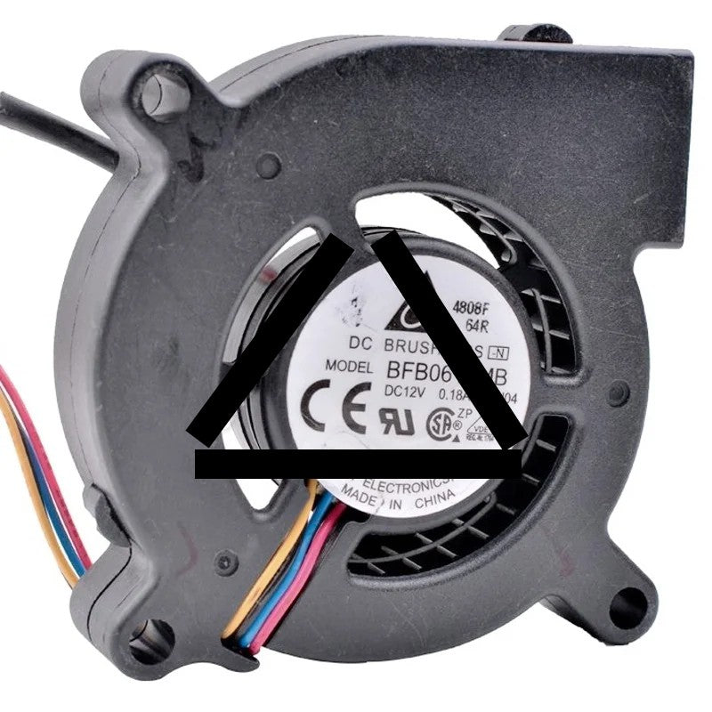 Delta BFB0612MB 12V 0.18A DC Brushless 4 Wires Blower Cooling Fan
