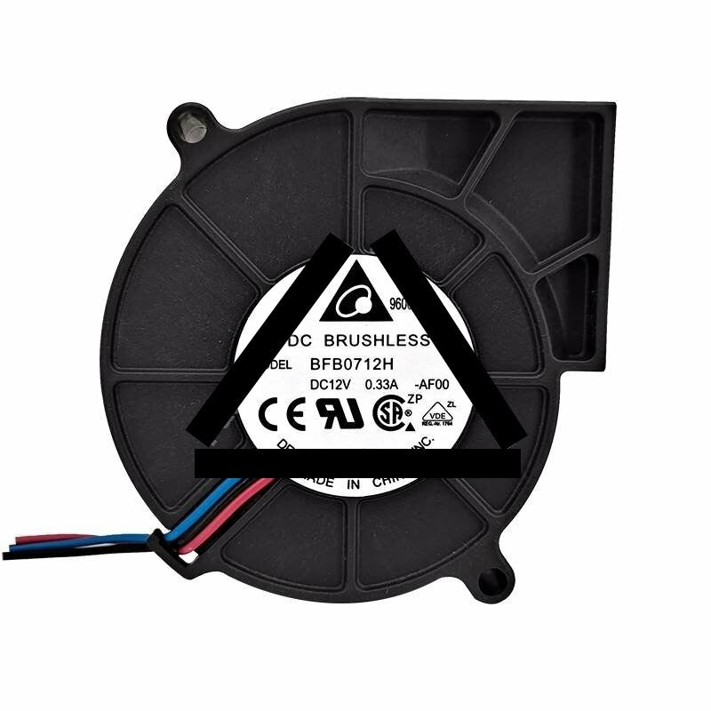 Delta BFB0712H DC 12V 0.33A 2 Wires / 3 Wires Blower Cooling Fan