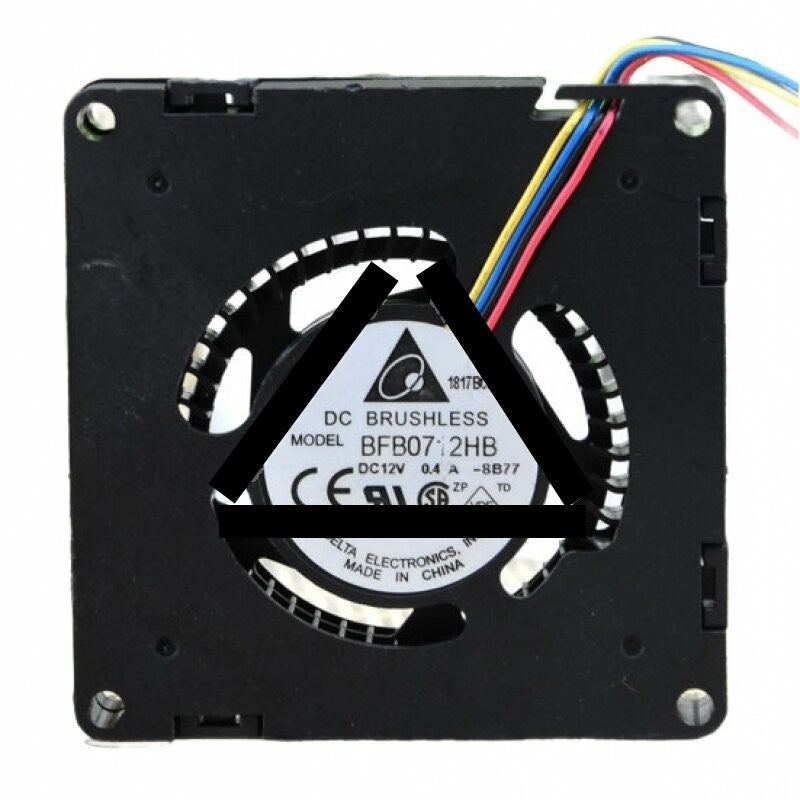 Delta BFB0712HB-8B77 DC 12V 0.47A 4 Wires Blower Cooling Fan