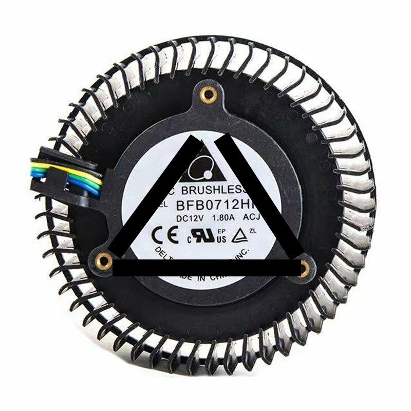Delta BFB0712HF DC 12V 1.80A Axial Cooling Fan