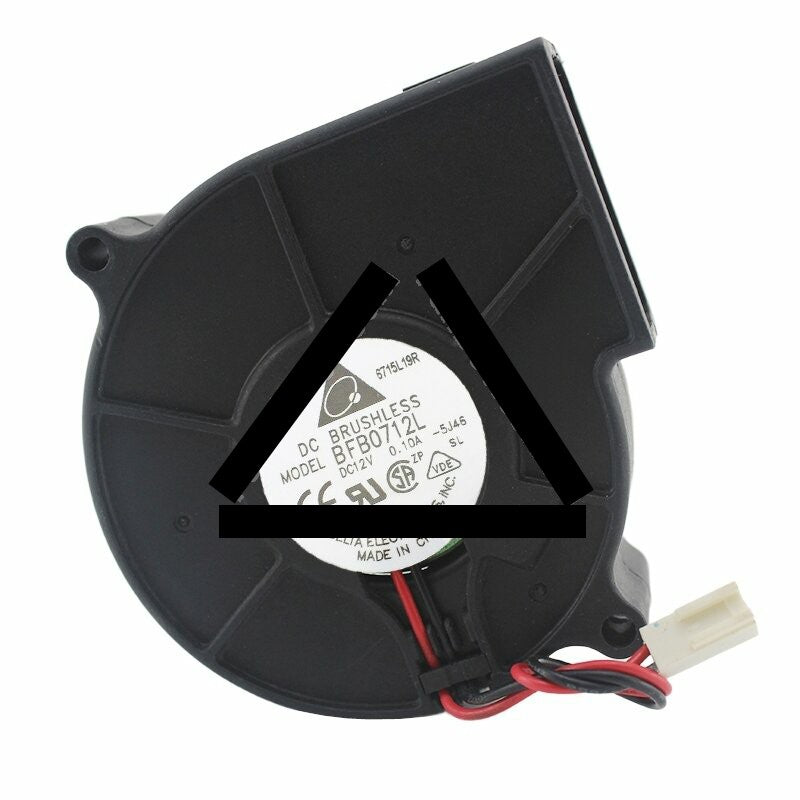 Delta BFB0712L DC 12V 0.10A 7530 Blower Brushless Cooling Fan