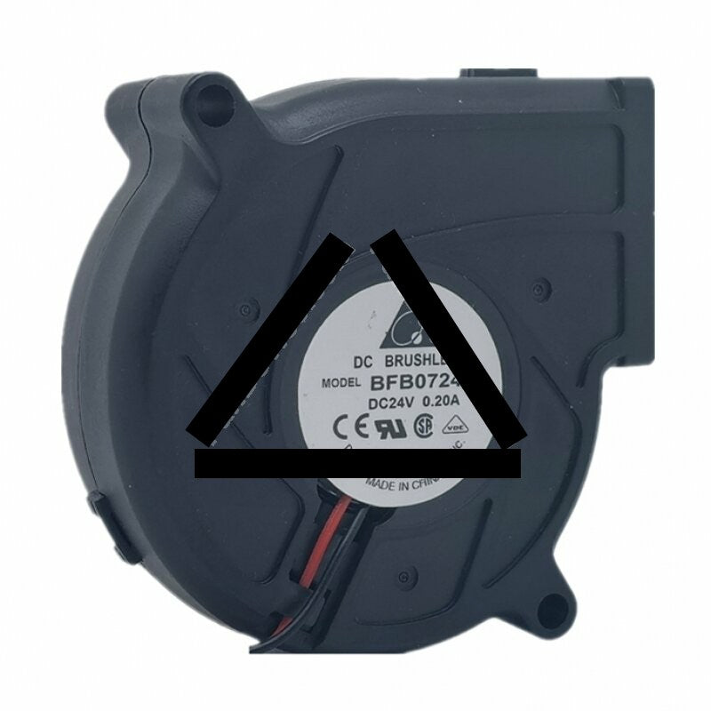 Delta BFB0724H DC 24V 0.20A 2 Wires Blower Cooling Fan