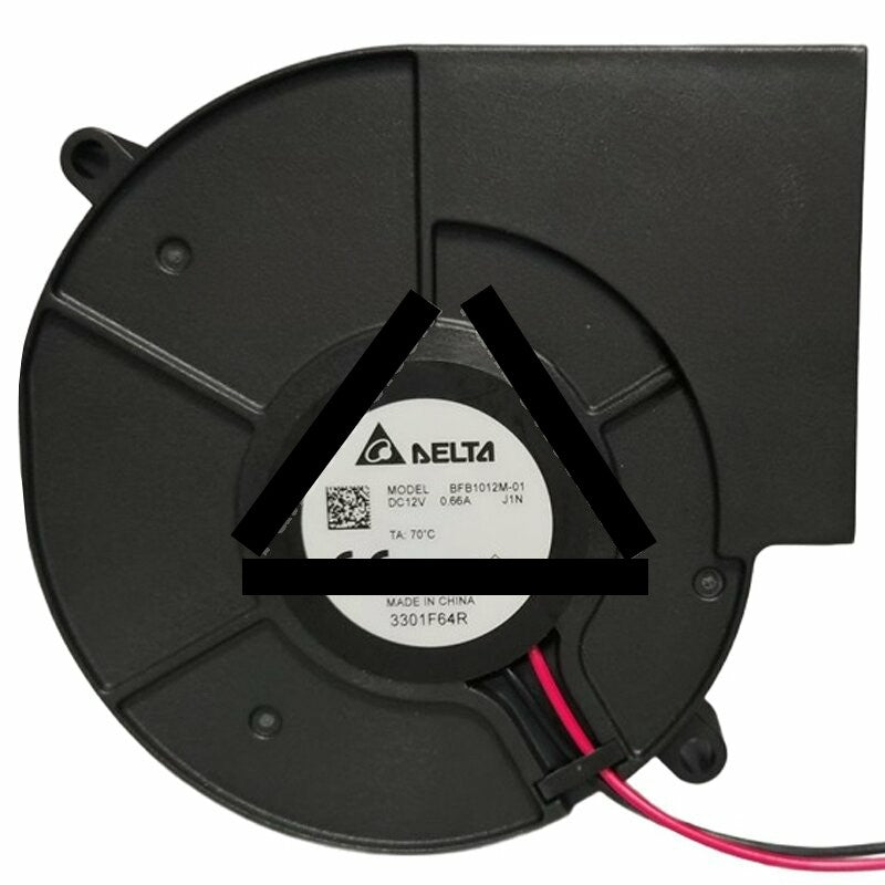 Delta BFB1012M-01 DC 12V 0.66A 2 Wires 9733 Blower Cooling Fan