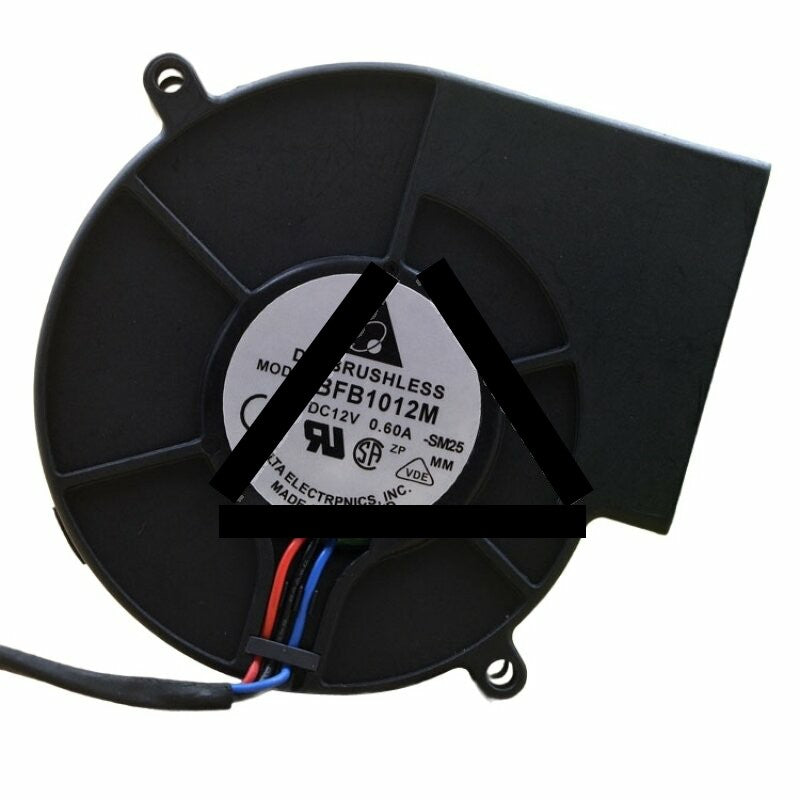 Delta BFB1012M DC 12V 0.60A 3 Wires Blower Cooling Fan