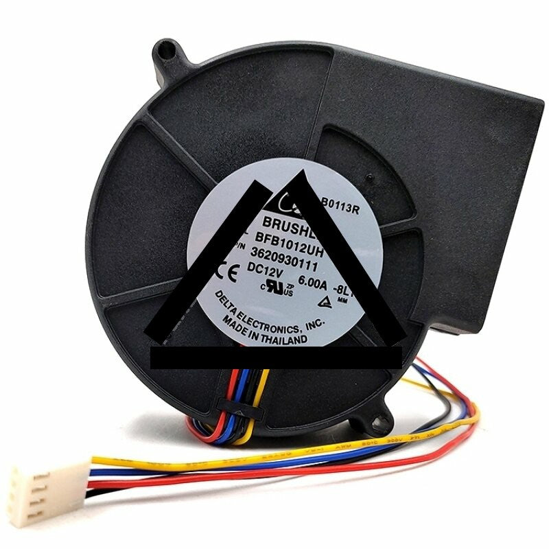 Delta BFB1012UH DC 12V 6.00A 2 Wires / 3 Wires / 4 Wires Blower Cooling Fan