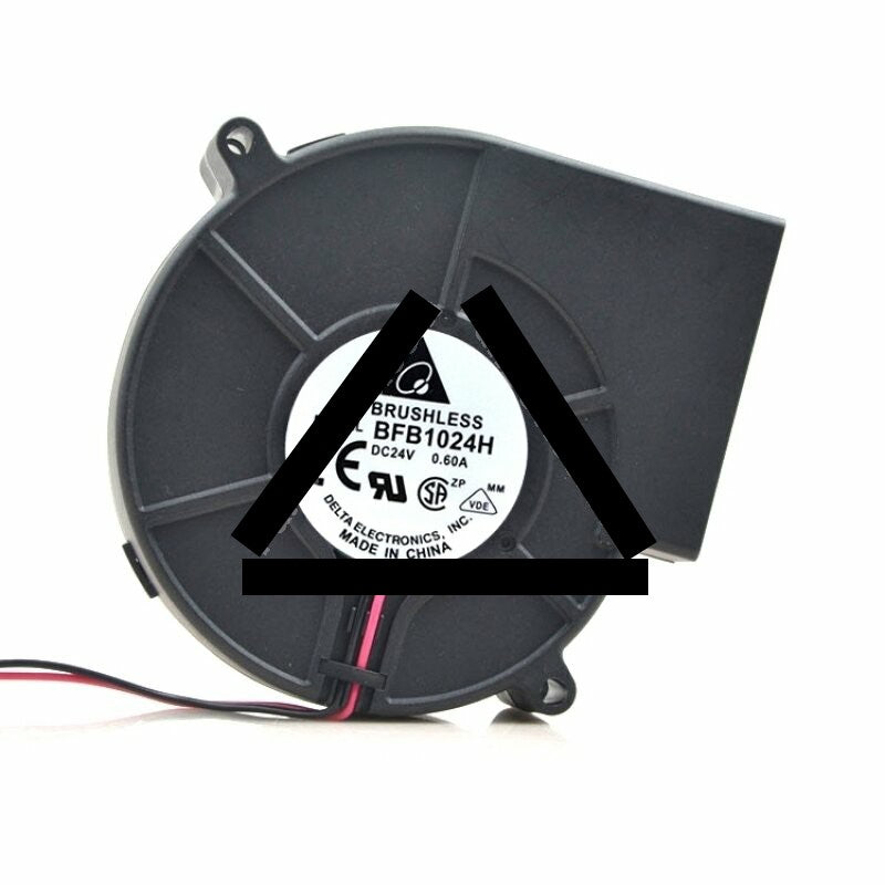 Delta BFB1024H DC 24V 0.6A 2 Wires / 3 Wires Blower Cooling Fan
