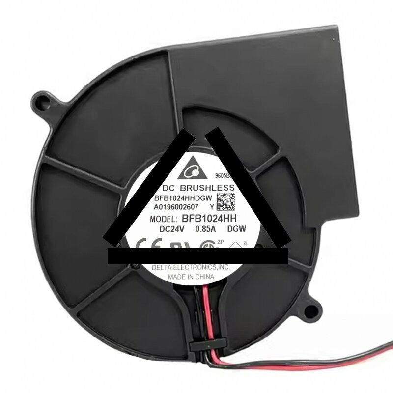 Delta BFB1024HH DC 24V 0.85A 2 Wires / 3 Wires / 4 Wires Blower Cooling Fan