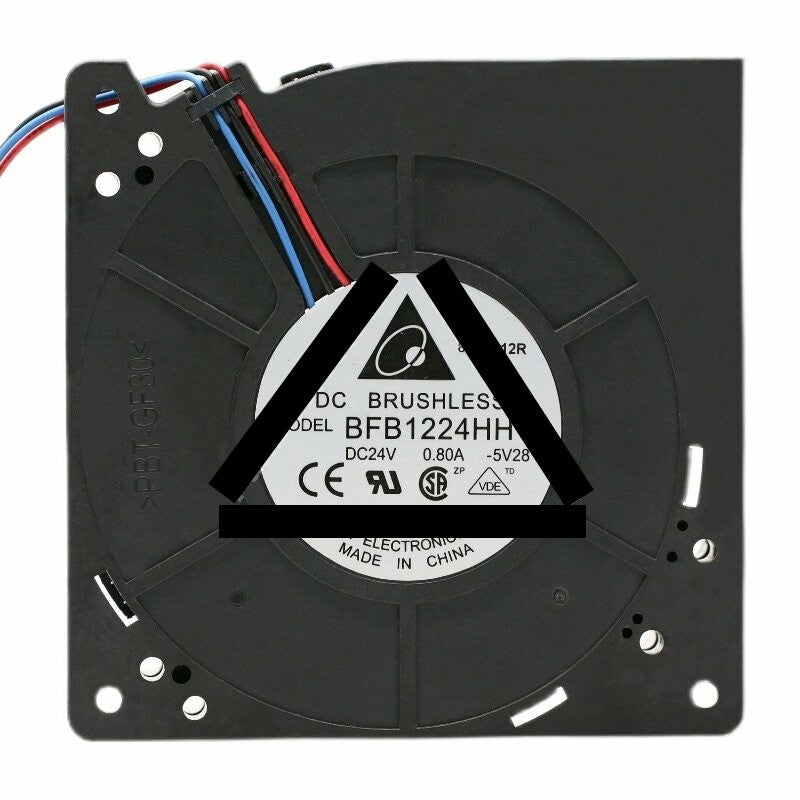 Delta BFB1224HH DC 24V 0.80A 2 Wires / 3 Wires / 4 Wires Blower Cooling Fan
