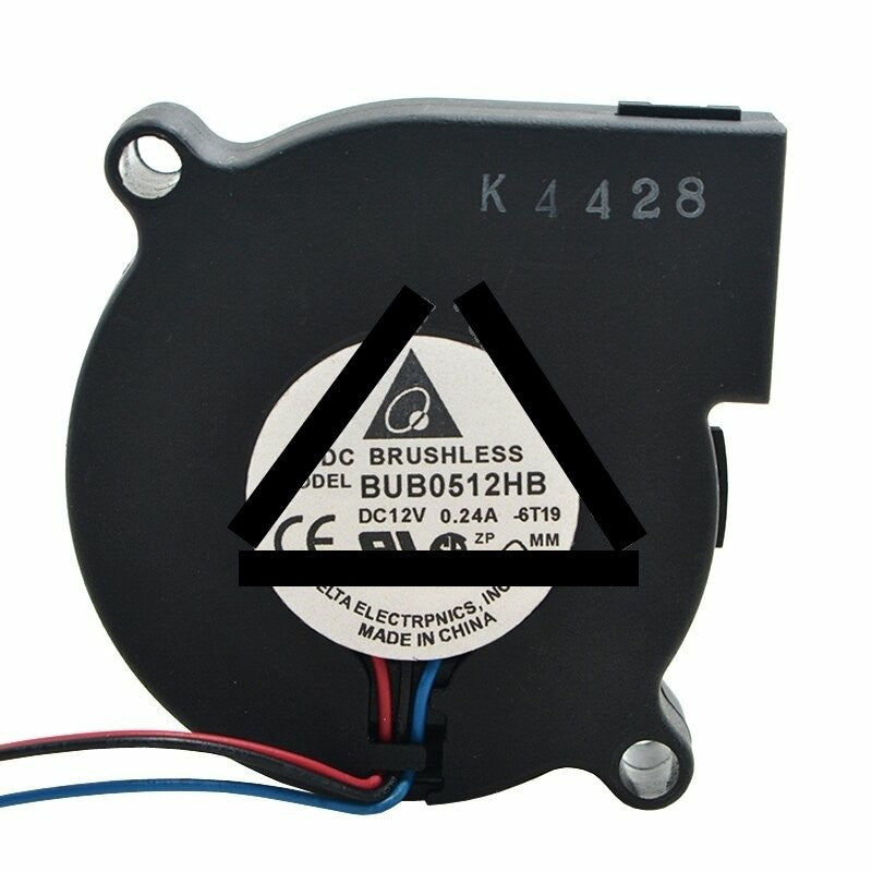 Delta BUB0512HB DC 12V 0.24A 2 Wires / 3 Wires Blower Cooling Fan