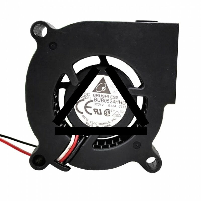 Delta BUB0524HHD DC 24V 0.18A 2 Wires / 3 Wires Blower Cooling Fan