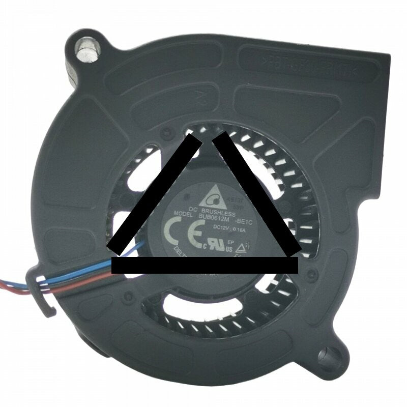 Delta BUB0612M-BE1C DC 12V 0.16A 3 Wires Brushless Blower Cooling Fan