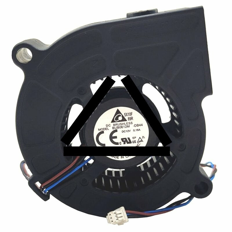 Delta BUB0612M DC 12V 0.16A 3 Wires Brushless Blower Cooling Fan