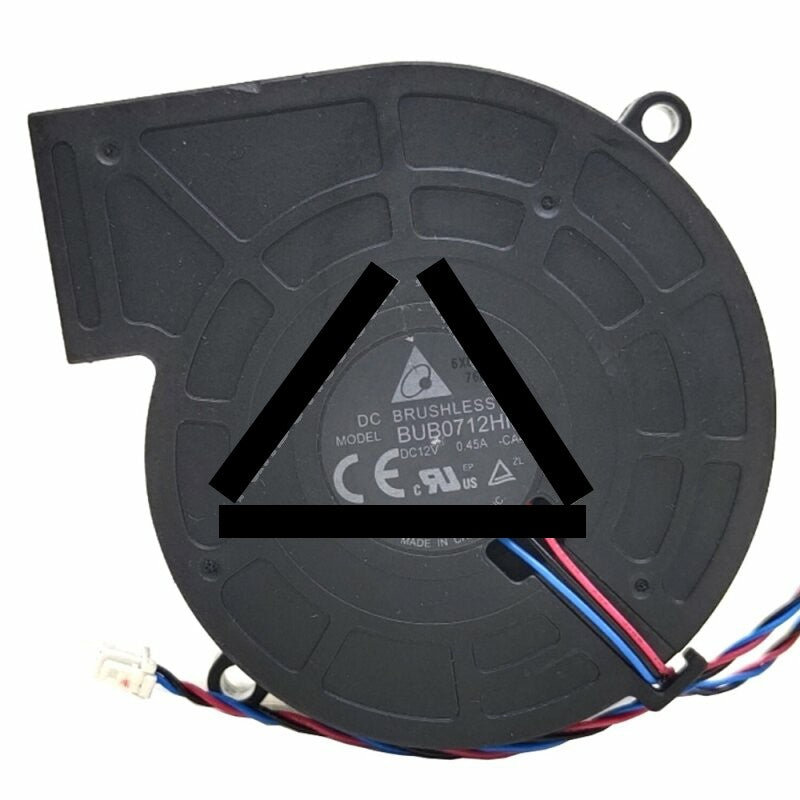Delta BUB0712HN DC 12V 0.45A 3 Wires Brushless Blower Cooling Fan