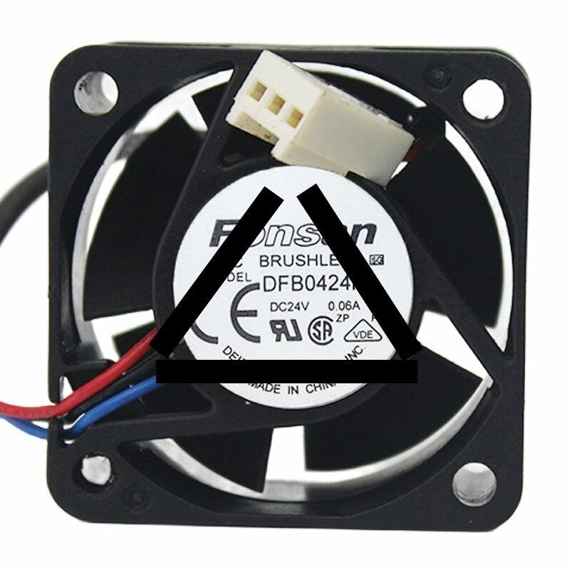 Delta DFB0424M DC 24V 0.06A 4020 Brushless Axial Cooling Fan