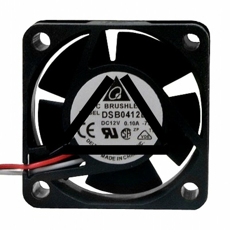 Delta DSB0412LD DC 12V 0.10A 2 Wires / 3 Wires Axial Cooling Fan