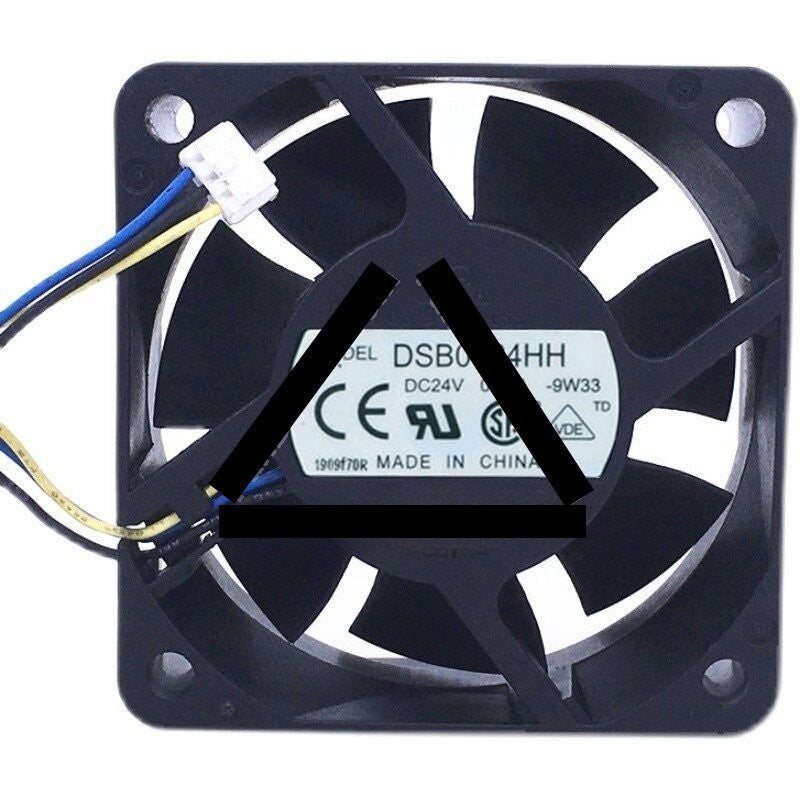 Delta DSB0624HH DC 24V 0.14A 3 Wires Axial Cooling Fan