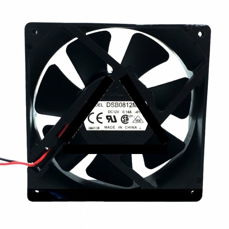 Delta DSB0812M DC 12V 0.14A 2 Wires / 3 Wires Axial Cooling Fan