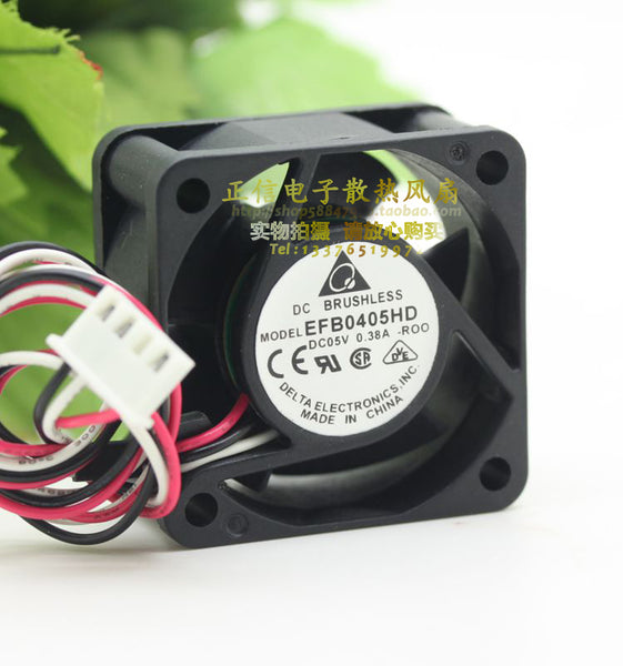 Delta EFB0405HD 4cm 40x40x20mm 4020 DC 5V 0.38A Cooler Computer CPU Server Inverter Axial Cooling Fans
