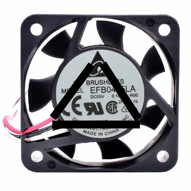 Delta EFB0405LA DC 5V 0.10A 2 Wires / 3 Wires Axial Cooling Fan