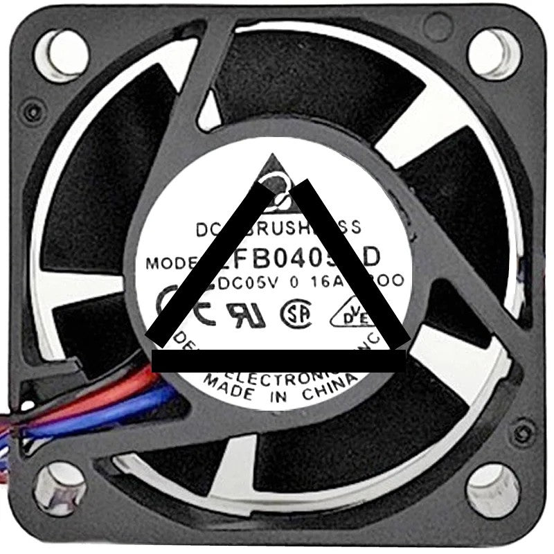 Delta EFB0405LD 5V 0.16A 3 Wires DC Brushless Axial Cooling Fan