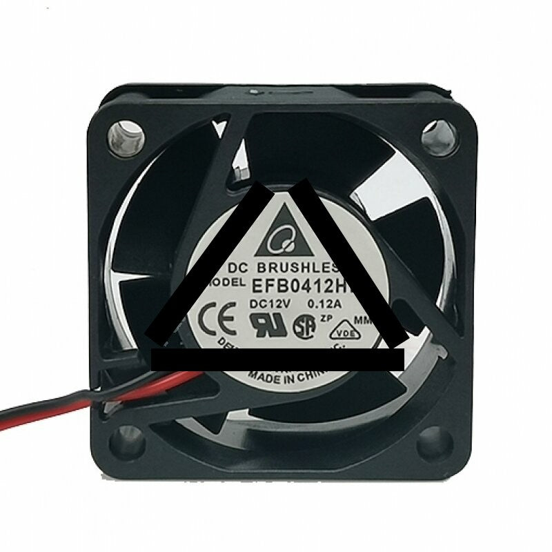 Delta EFB0412HD DC 12V 0.12A 2 Wires / 3 Wires Axial Cooling Fan
