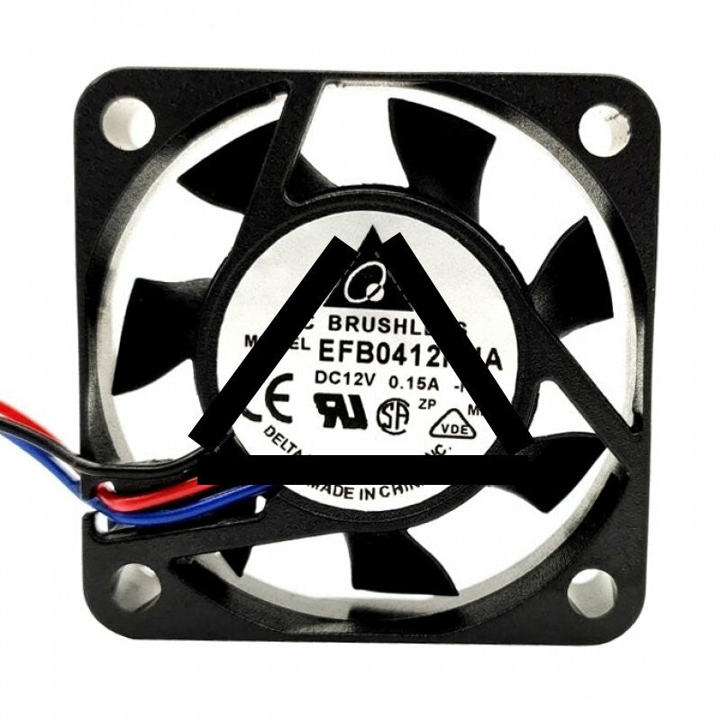 Delta EFB0412HHA DC 12V 0.15A 2 Wires / 3 Wires Axial Cooling Fan
