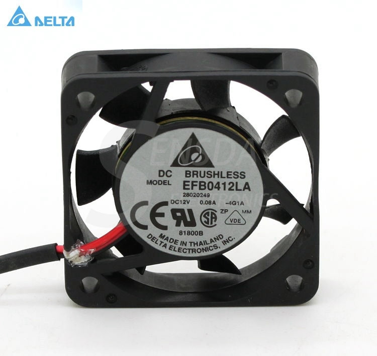 Delta EFB0412LA 4cm best silent quiet 40mm fan 4010 12V 0.08A cpu computer inverter cooling axial cooler