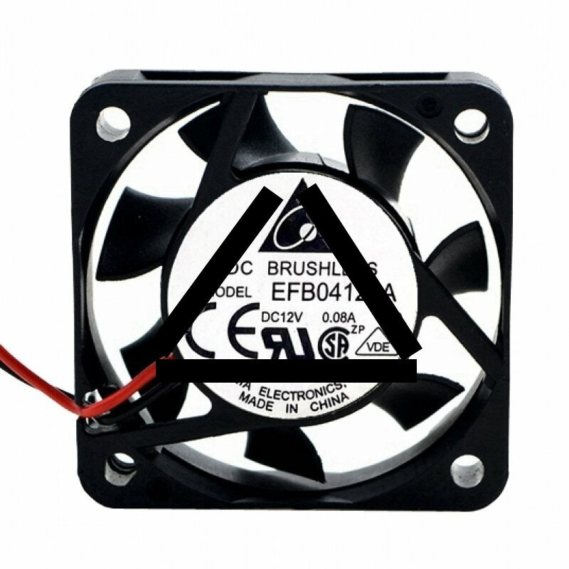 Delta EFB0412LA DC 12V 0.08A 2 Wires / 3 Wires Axial Cooling Fan