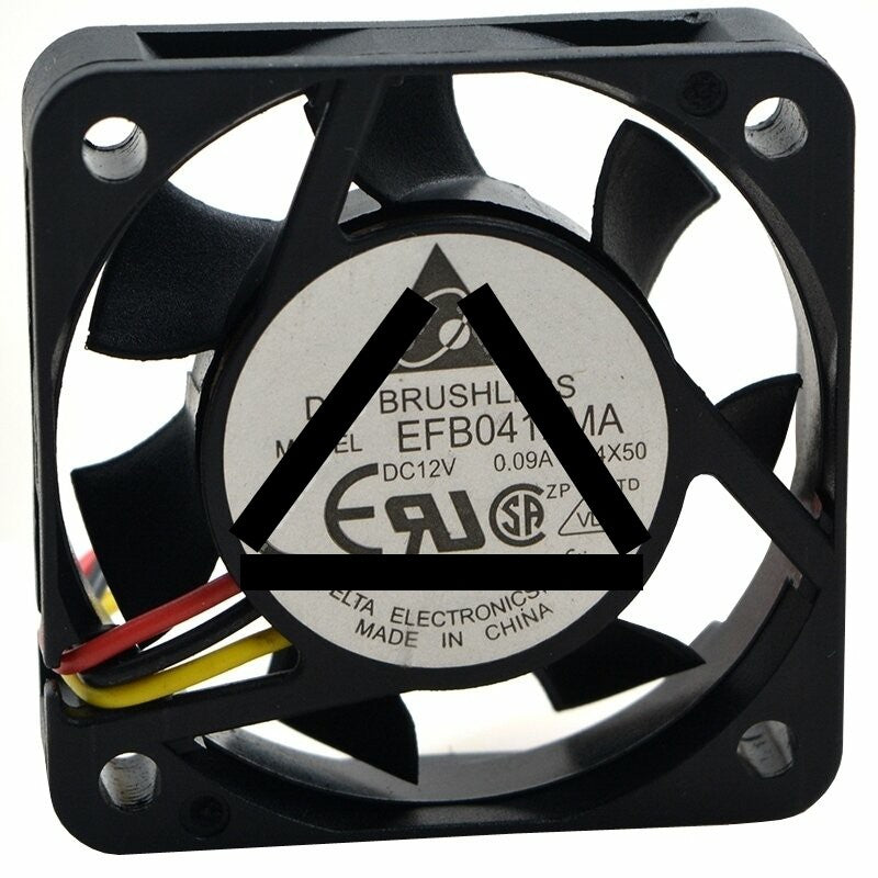 Delta EFB0412MA DC 12V 0.09A 2 Wires / 3 Wires Axial Cooling Fan