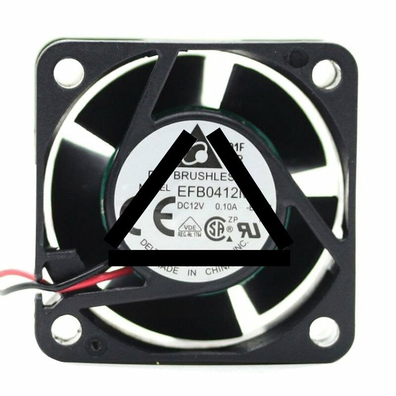 Delta EFB0412MD DC 12V 0.10A 2 Wires / 3 Wires Axial Cooling Fan