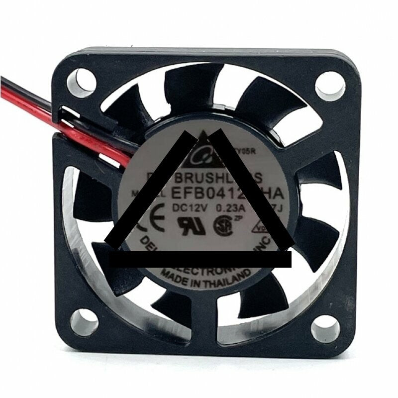 Delta EFB0412VHA DC 12V 0.23A 2 Wires / 3 Wires / 4 Wires Axial Cooling Fan