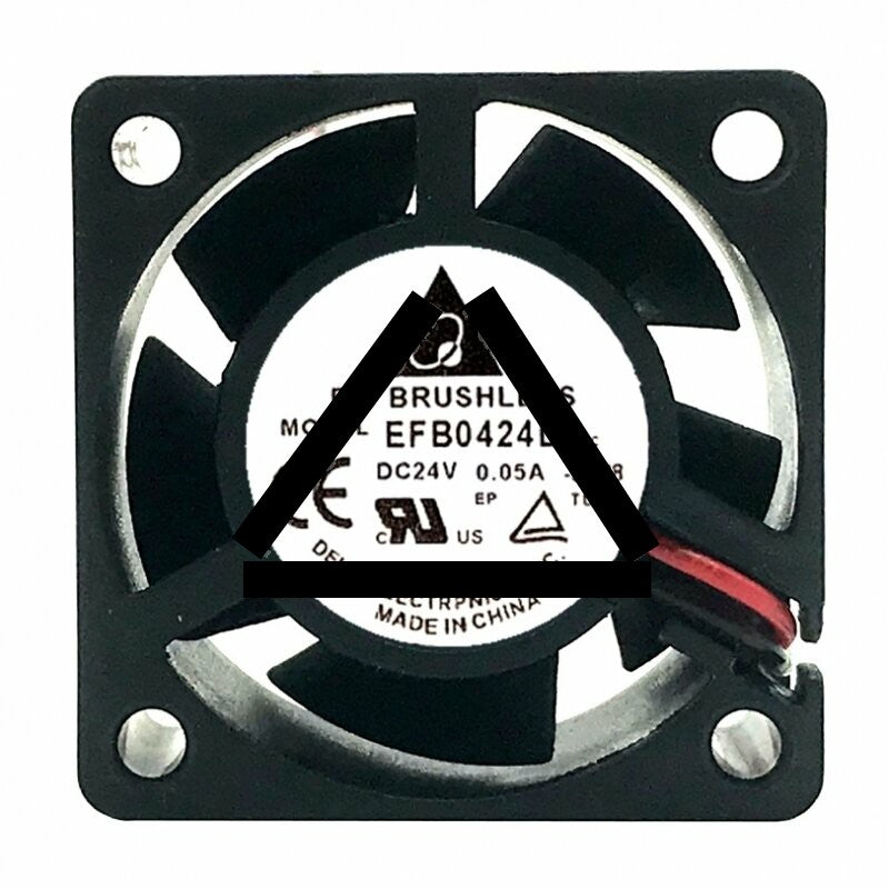 Delta EFB0424LD DC 24V 0.05A 2 Wires / 3 Wires Axial Cooling Fan