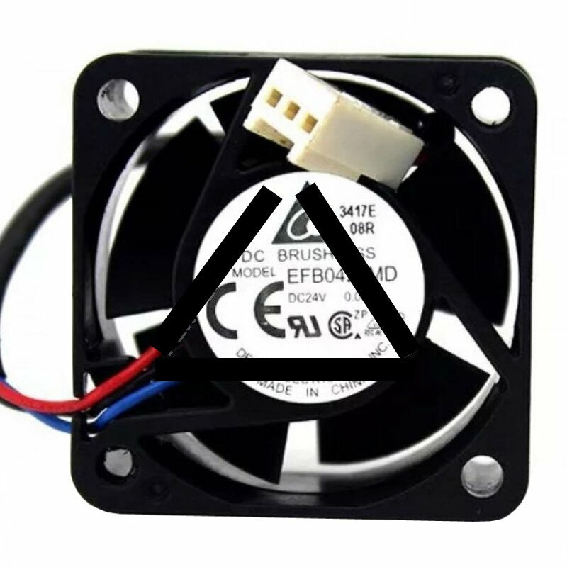 Delta EFB0424MD DC 24V 0.08A 2 Wires / 3 Wires / 4 Wires Axial Cooling Fan