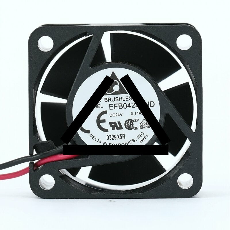 Delta EFB0424VHD DC 24V 0.14A 2 Wires Axial Cooling Fan