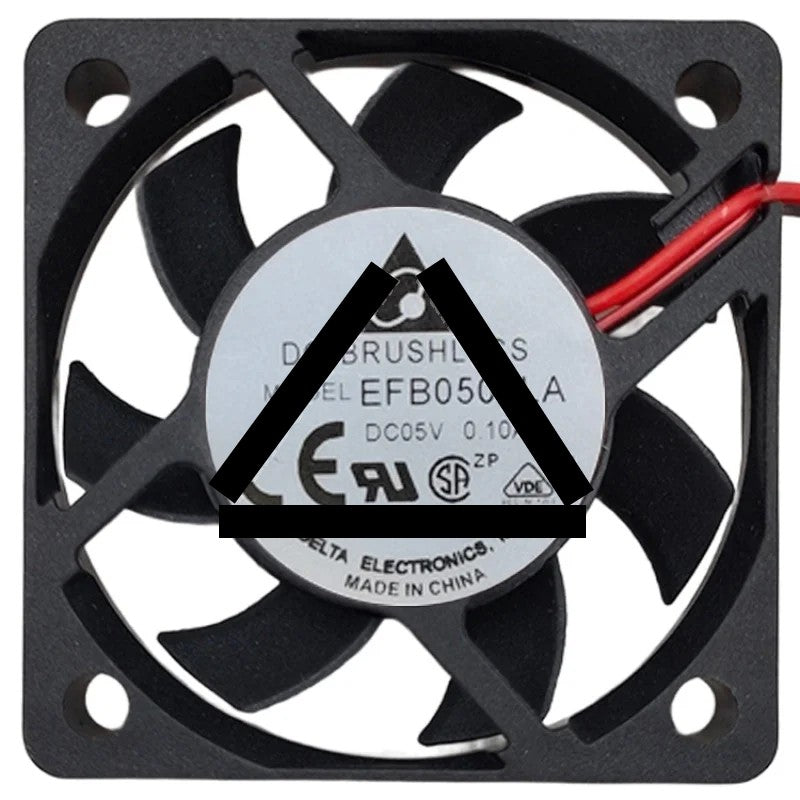 Delta EFB0505LA 5V 0.10A 2 Wires Axial Cooling Fan