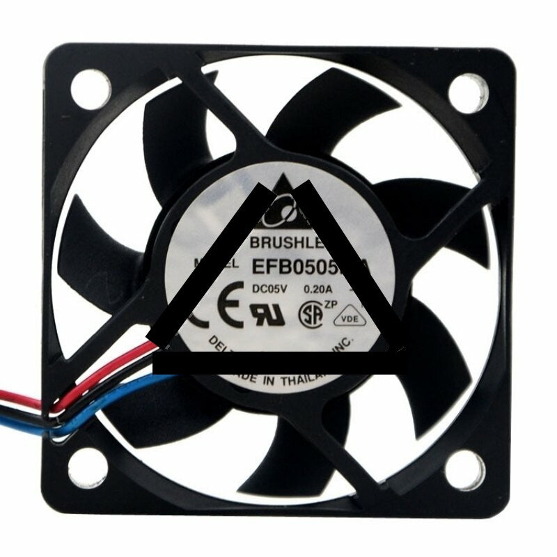 Delta EFB0505MA DC 5V 0.20A 2 Wires / 3 Wires Axial Cooling Fan