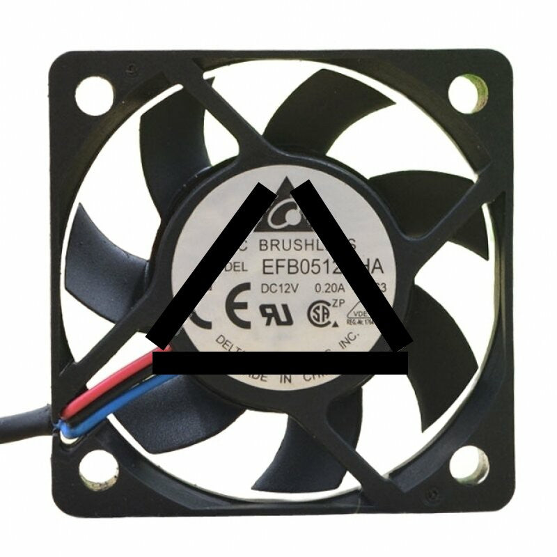 Delta EFB0512HHA DC 12V 0.20A 2 Wires / 3 Wires / 4 Wires Axial Cooling Fan
