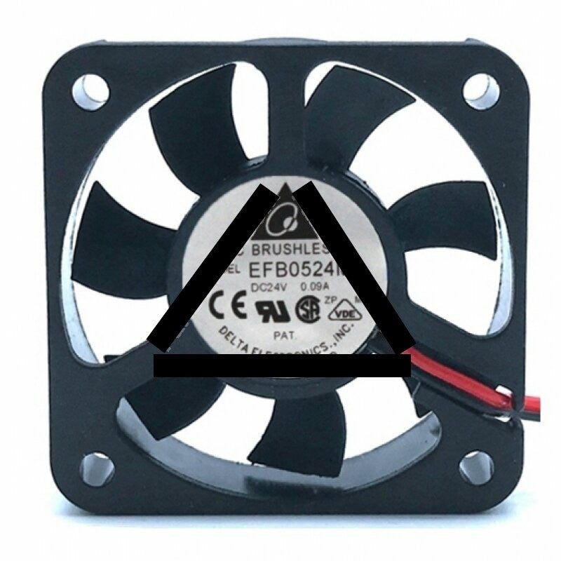 Delta EFB0524MA DC 24V 0.09A 2 Wires / 3 Wires / 4 Wires Axial Cooling Fan