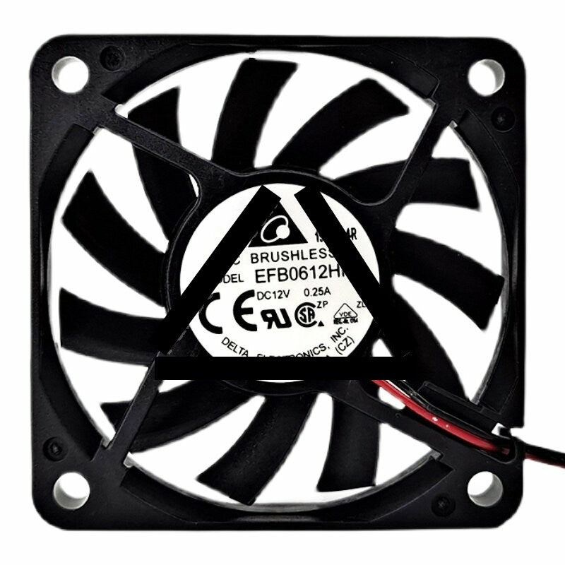 Delta EFB0612HHA DC 12V 0.25A 2 Wires / 3 Wires / 4 Wires Axial Cooling Fan