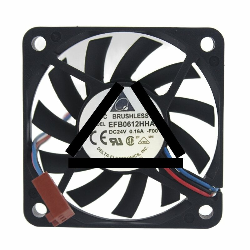 Delta EFB0624HHA DC 24V 0.16A 6010 Axial Brushless Cooling Fan