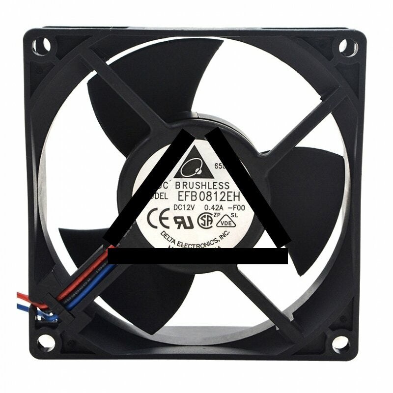 Delta EFB0812EH DC 12V 0.42A 2 Wires / 3 Wires Axial Cooling Fan